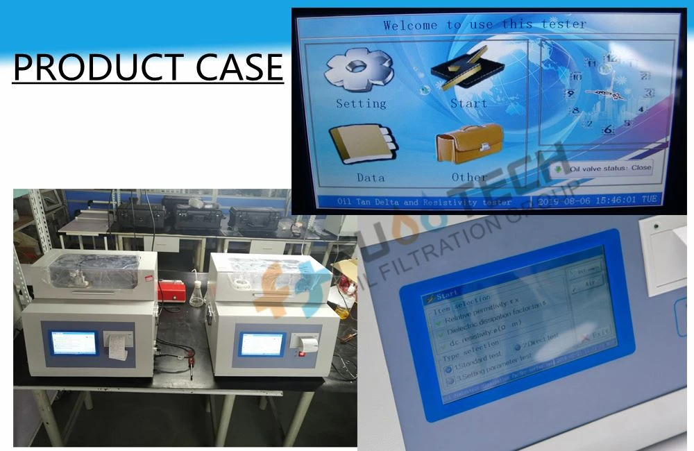 transformer oil dielectric loss tester at site